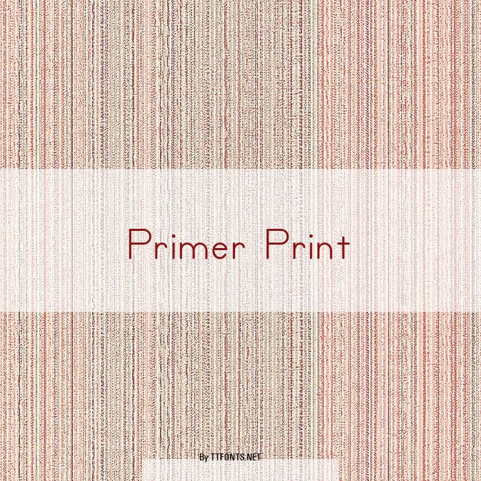 Primer Print example